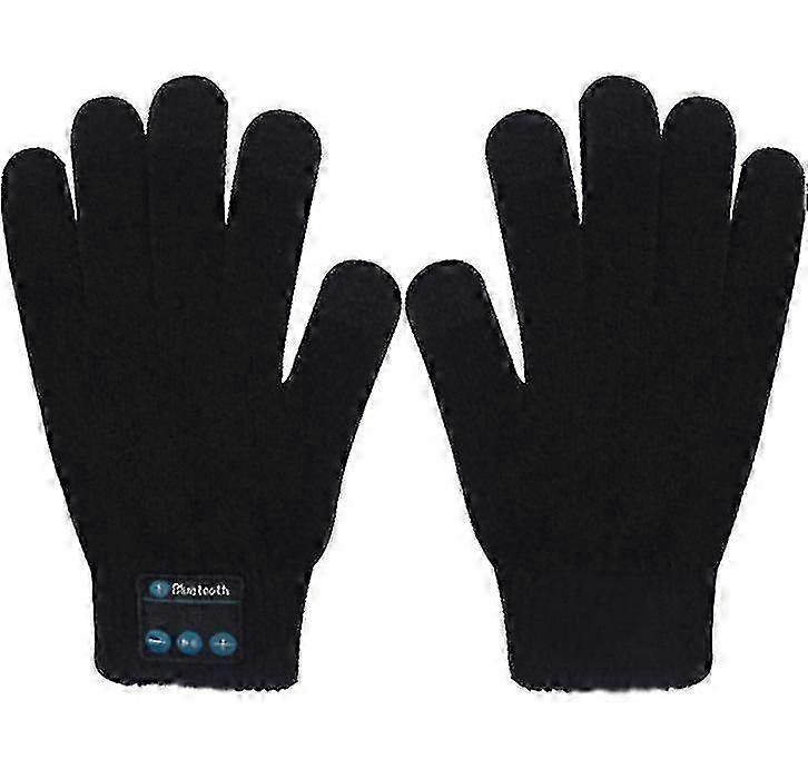 Bluetooth Talking Gloves Touch Screen V3.0 Call Headset Speaker For Smartphone