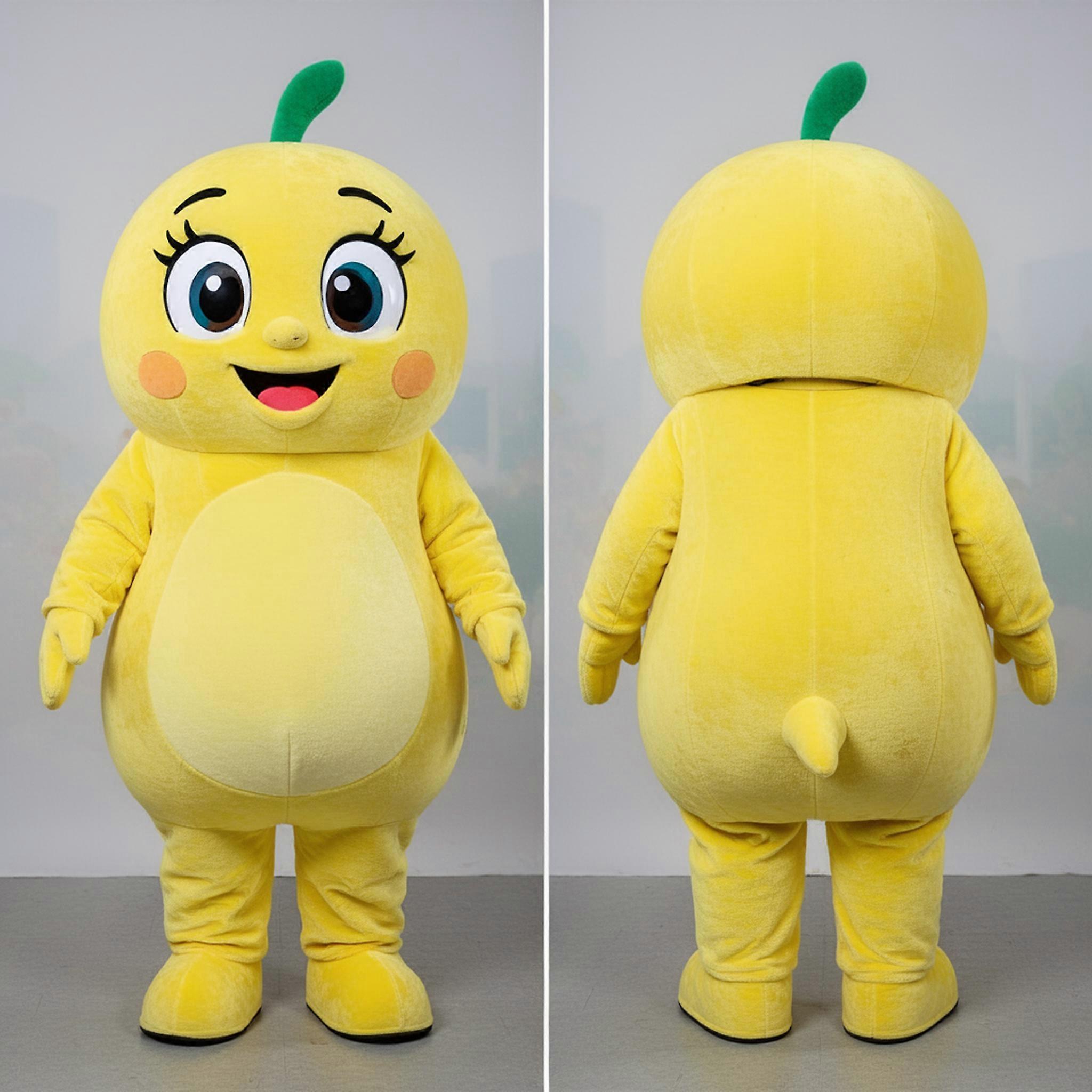 MASTICOT Lemon Yellow Rounded Kiwi Mascot