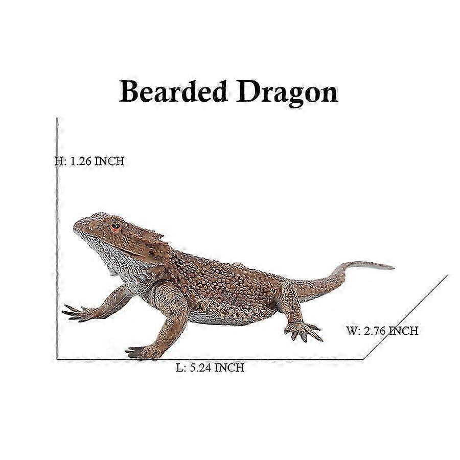 Lifelike PVC Lizard Models Bendable Toy