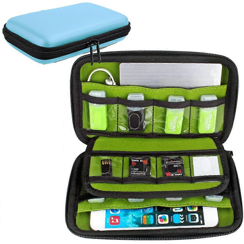 Water-Resistant Foldable PU Leather Electronics Storage Case
