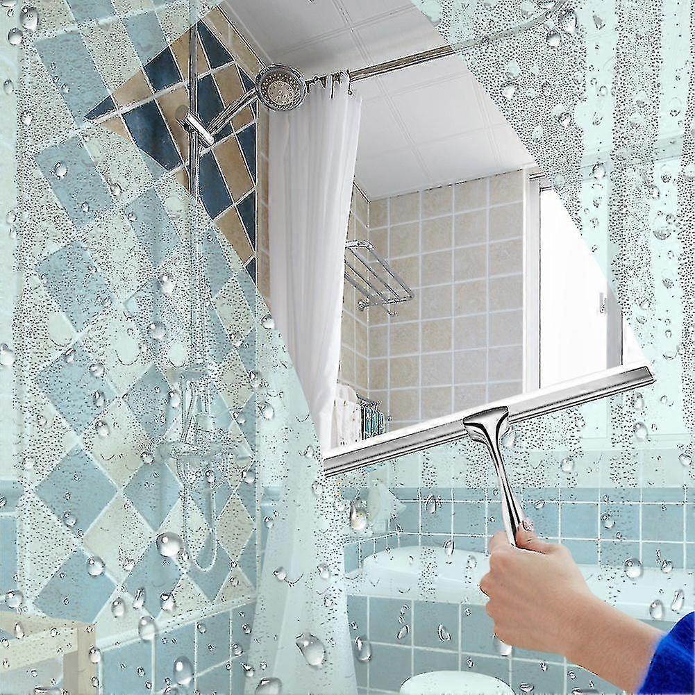 Rustproof T-Handle Squeegee With Suction Base