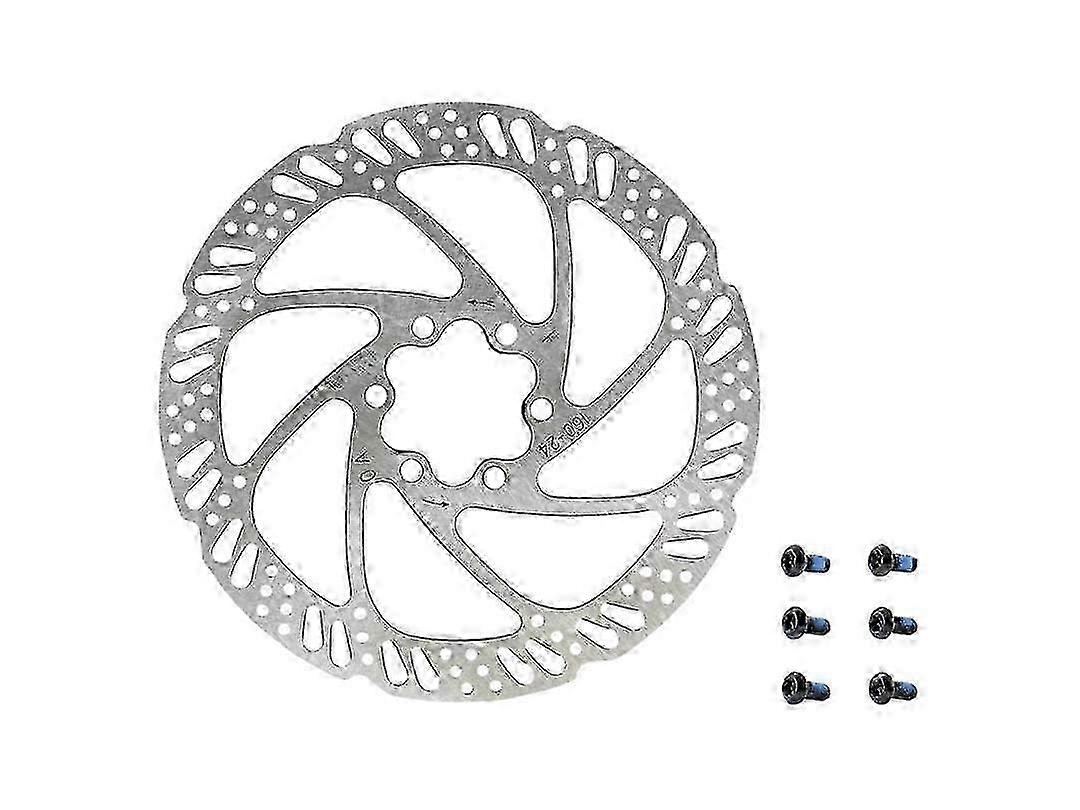 160mm Stainless 6-Bolt Rotor