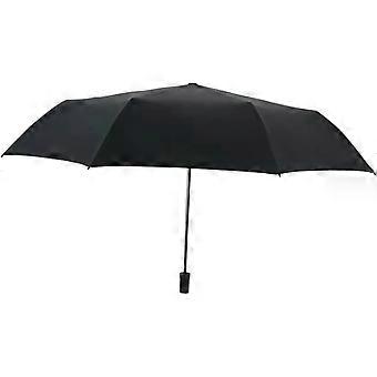 Compact Sun Protection for Rain Portable Folding and Strong Black with Frame Lightweight Design Easy to Carry Travel for Boys and Girls and Teens