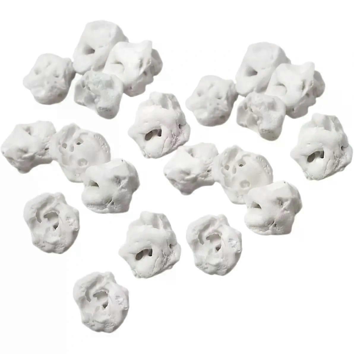 20pcs Pig Bone Irregular Beads for Jewelry Making Projects