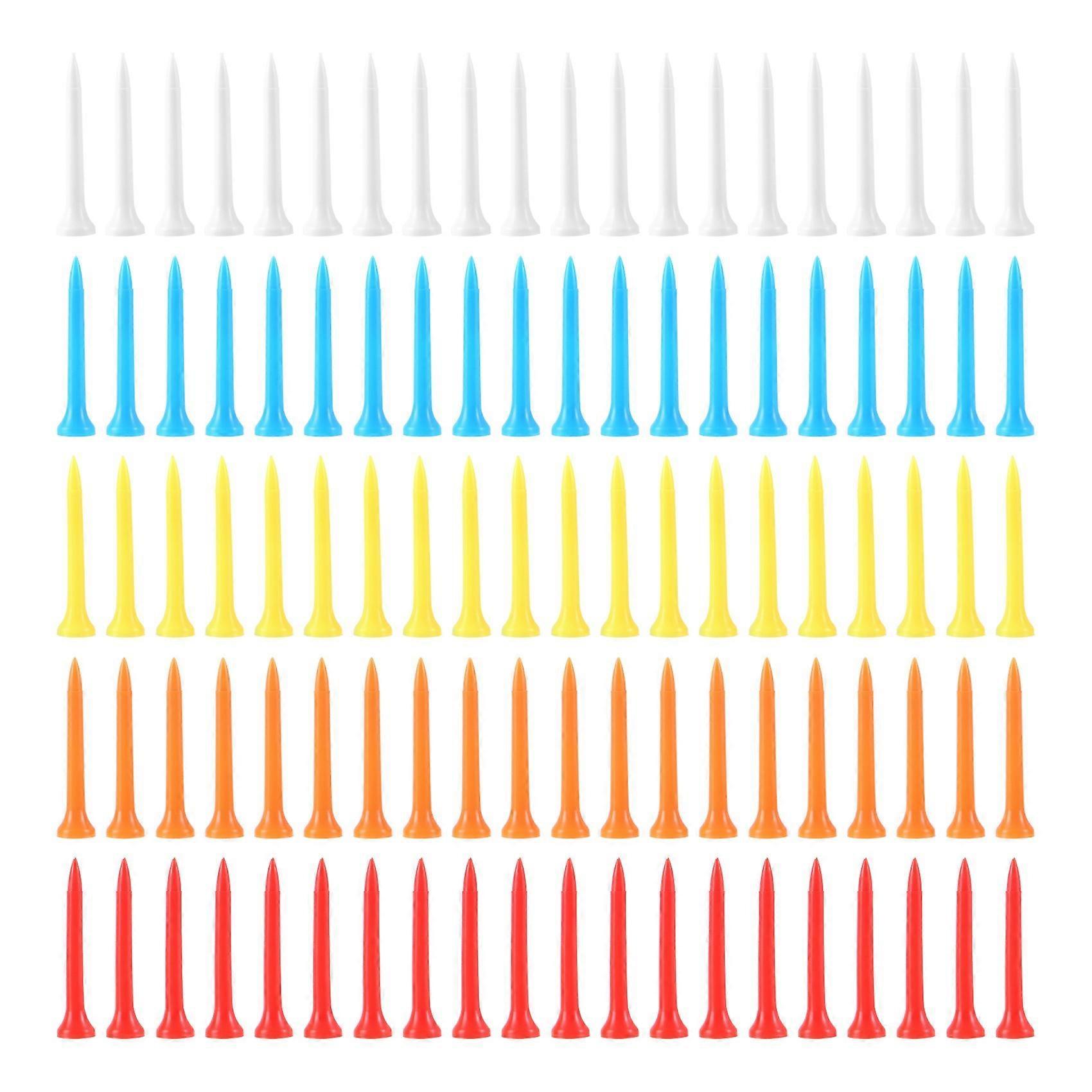 100 pcs 54 mm Plastic Mixed Color