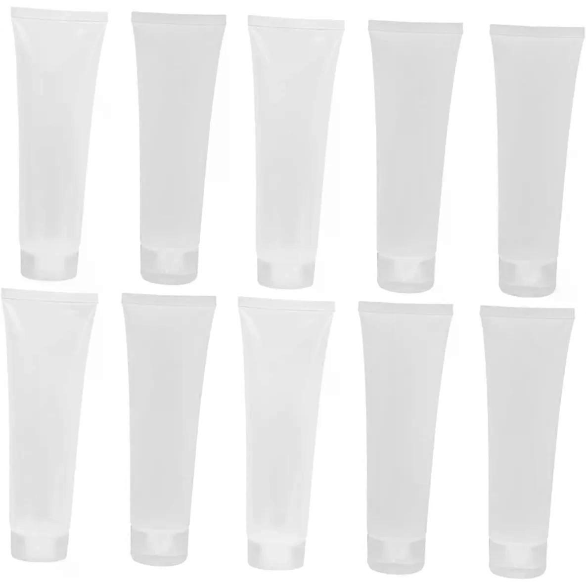 100ml Refillable Travel Tubes Leakproof PP PE 10pcs Set