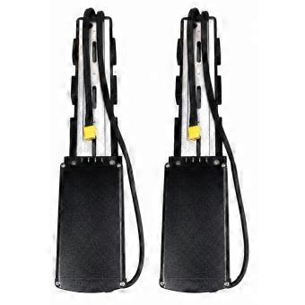 Lot de 2 pièces détachées pour vélo électrique OUXI V8 : support de plaque de montage pour batterie avec rail à 4 broches et connecteur XT60
