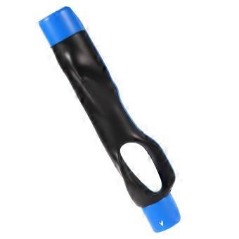 Golfswingtrainer, 15,5cm Lang Zwart en Blauw Golf Grip Trainingshulpmiddel