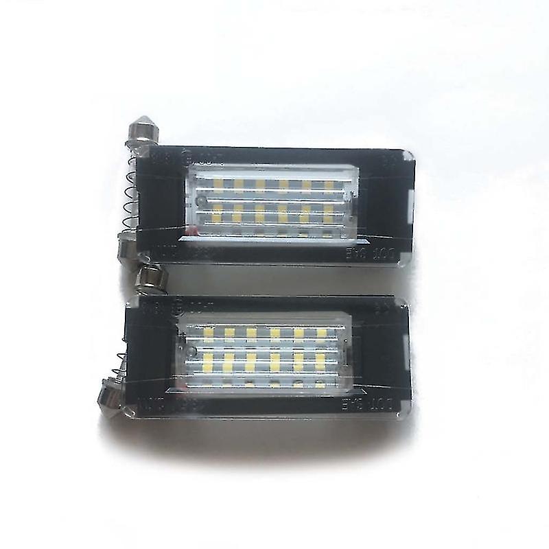2pcs Car Led Number License Plate Lights For 2006-2014 2nd Gen Mini Cooper R56 R57 R58 R59