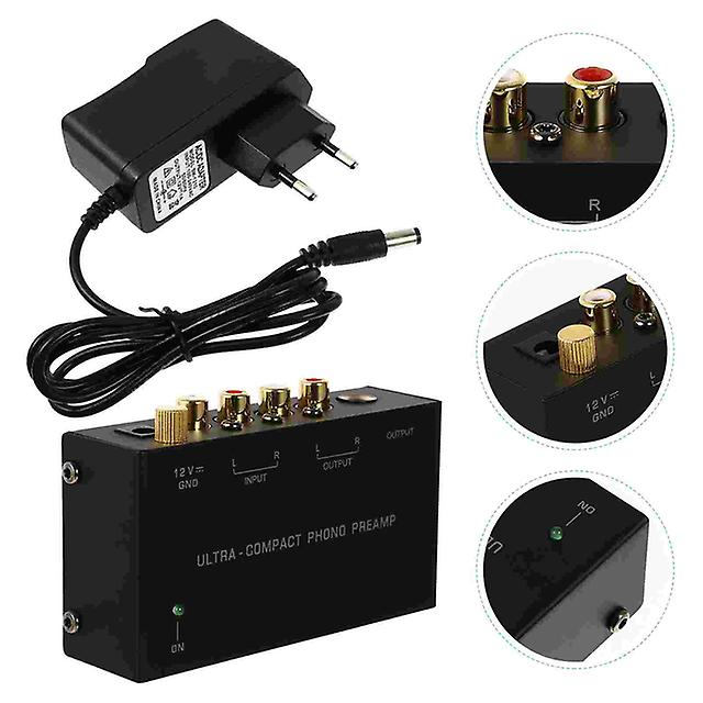 Turntable Preamp Rca Output Level Volume Control Small Turntable Preamp Turntable Phonograph Preamp Record Player Preamplifier