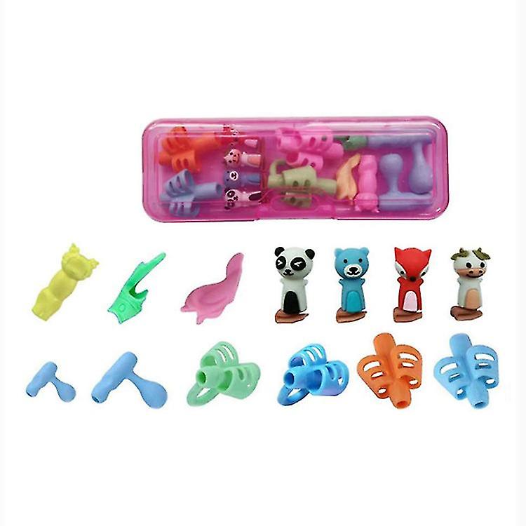 16 stücke Bleistift Griffe Schreiben Hilfe Schreiben Hilfe Grip Universal Stift Halter Grip Kind Mit Box