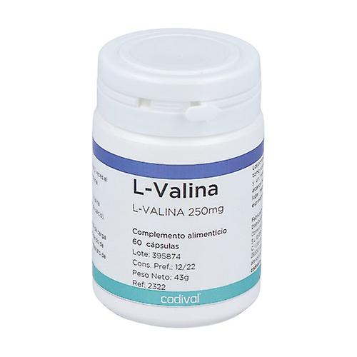 L-valine 60 capsules of 250mg