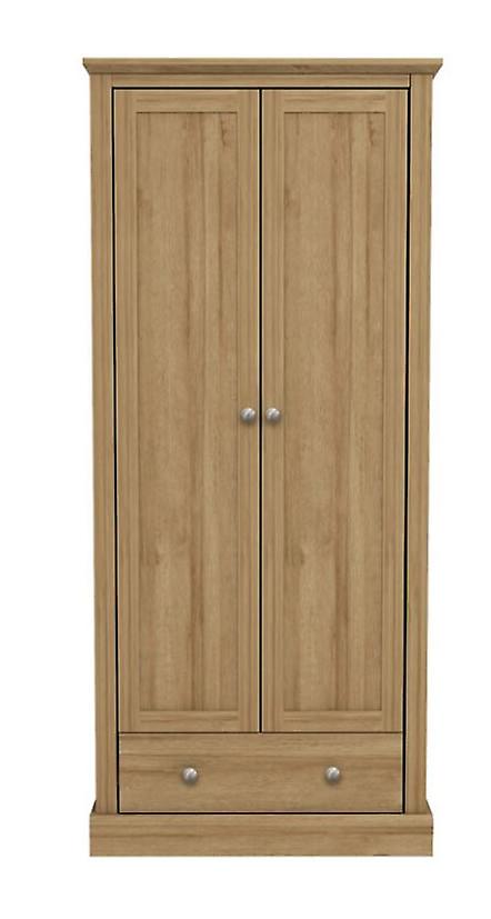 Kent 2 Door Wardrobe Oak 1 Drawer