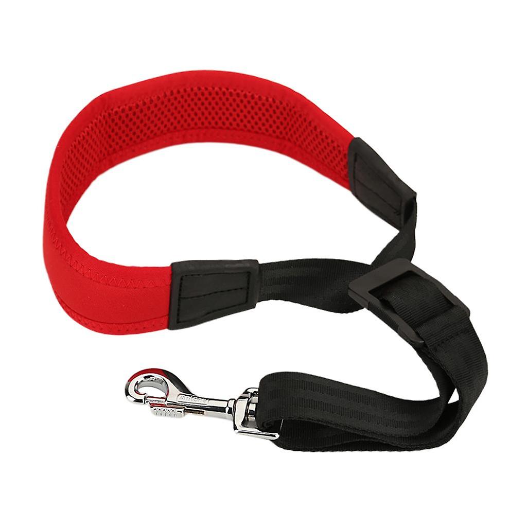 Ρυθμιζόμενο Σαξόφωνο Σαξόφωνο Stretch Silicone Padded Neck Strap with Hook Red