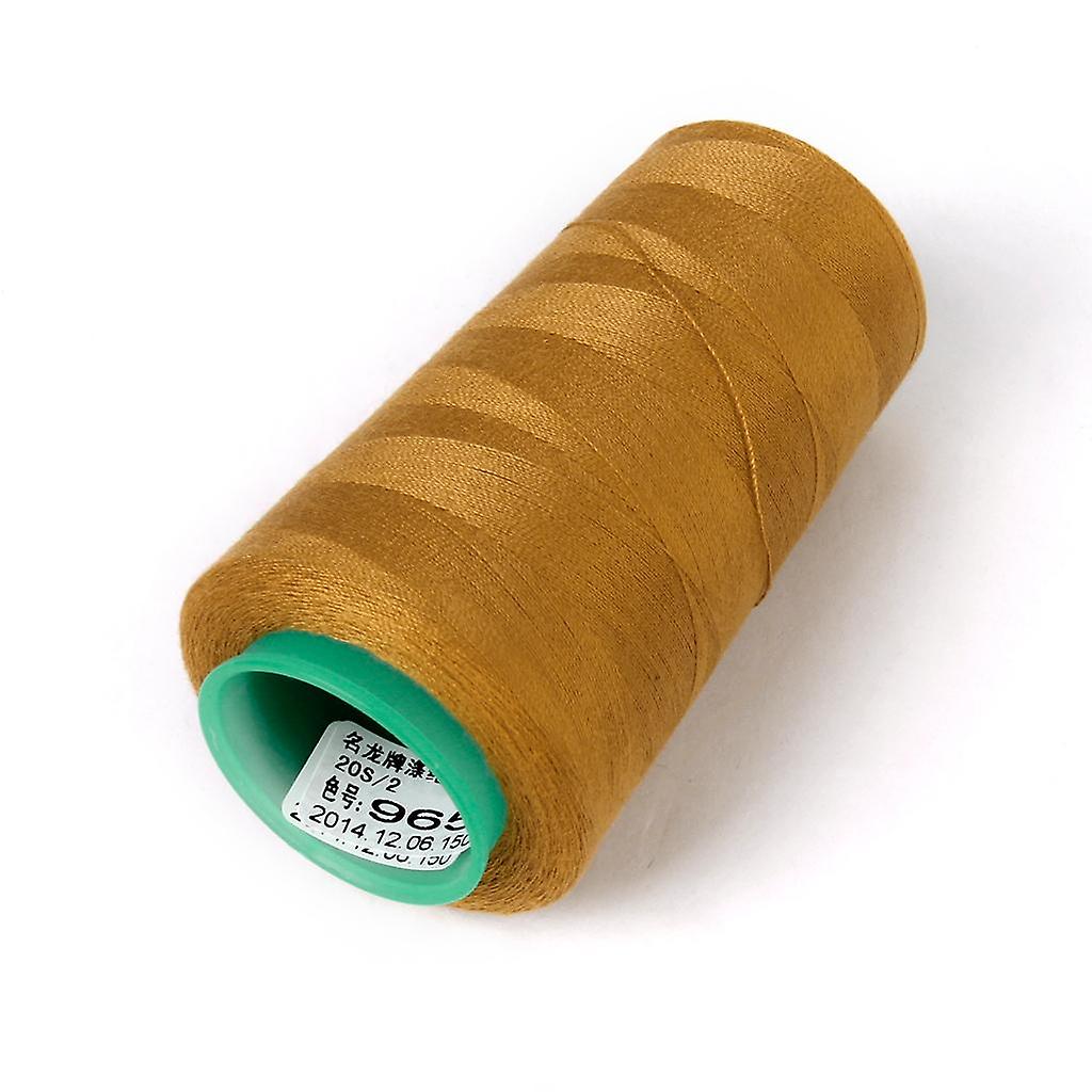 2 Spool Polyester Jeans Sewing Thread For Sewing Machine 20s/2 Yellow & Navy