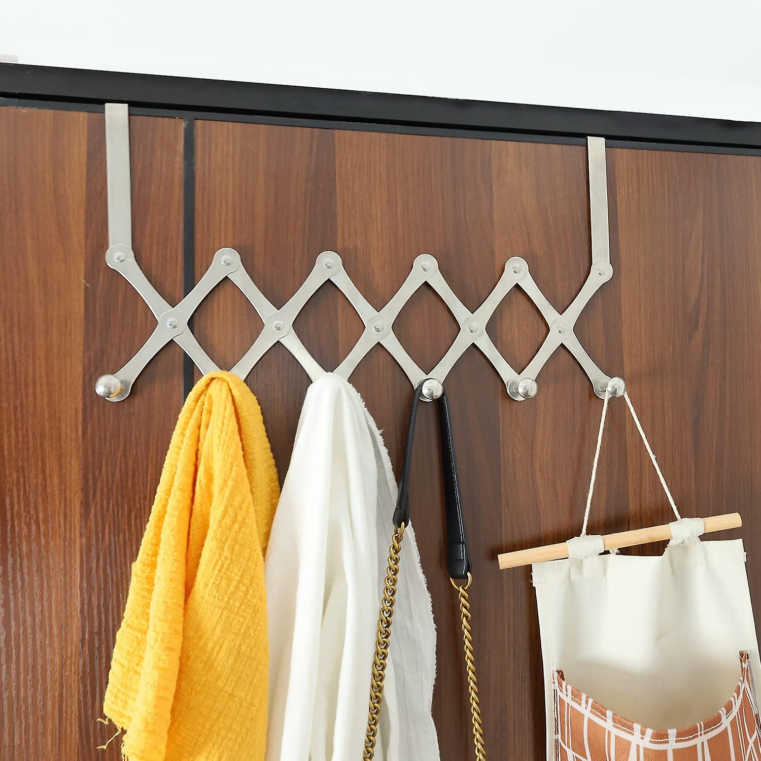 extendable hook - door back hook - Storage rack with extendable hooks - Hanging hooks - Clothes hook - hooks - Coat hook - Key hook - Wall hook - Clo
