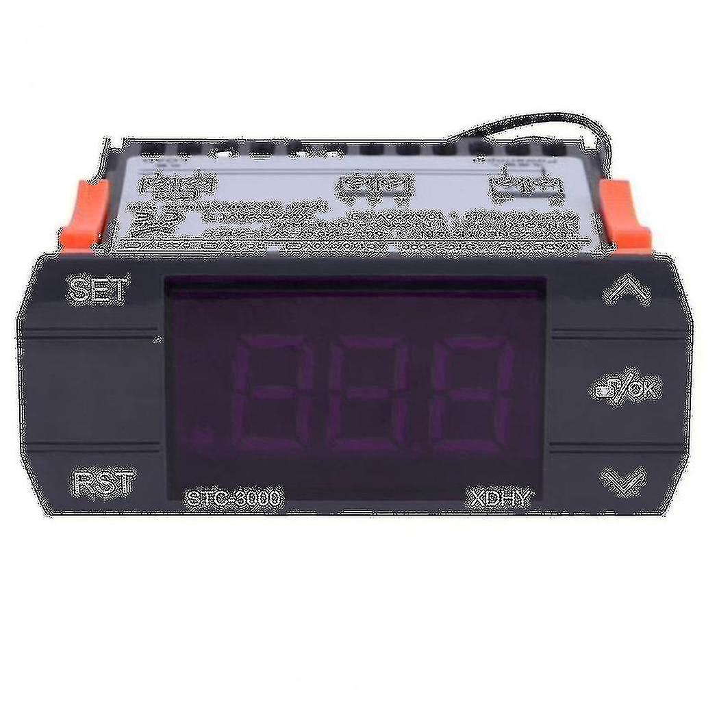 Stc-3000 110v-220v 30a Press Digital Temperature Controller Thermostat With Sensor Controlling Tool
