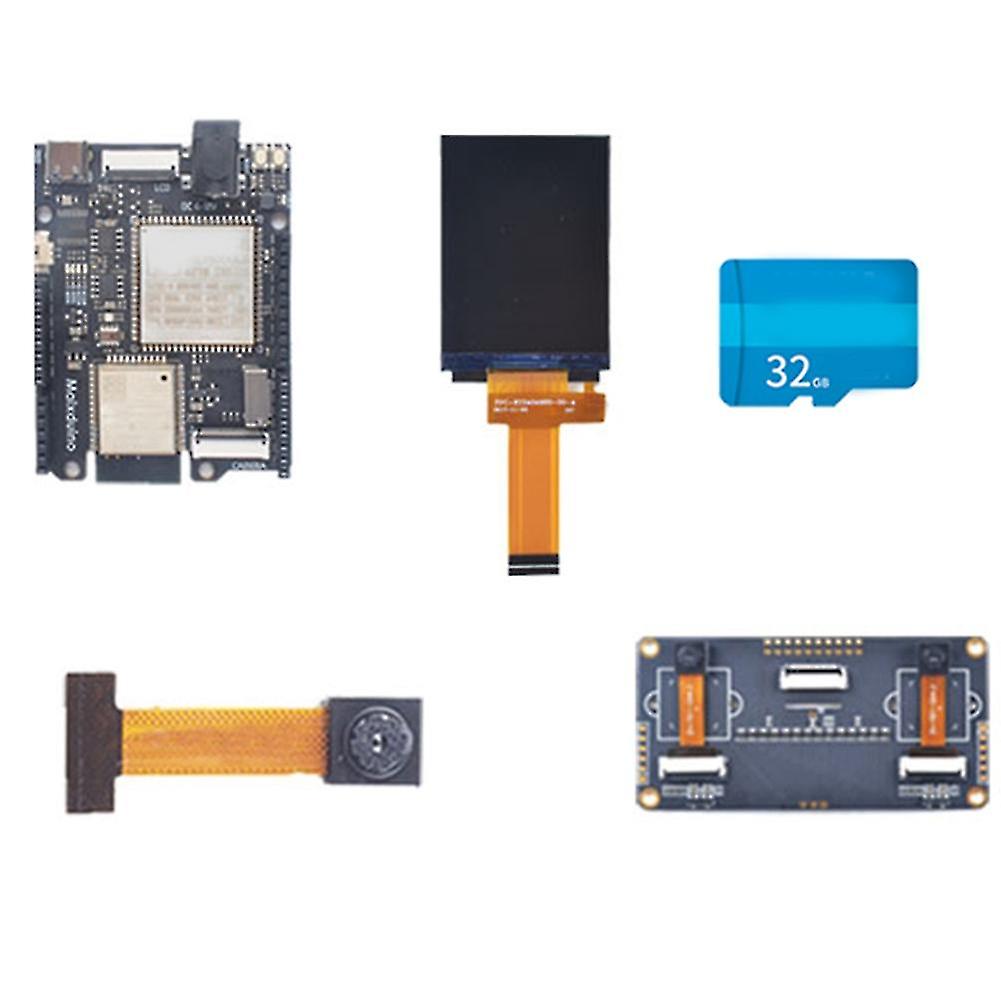 Pour Maix Duino Development Board K210 Risc-V Ai+lot Esp32 Module avec caméra + écran de 2,4 pouces + jumelle