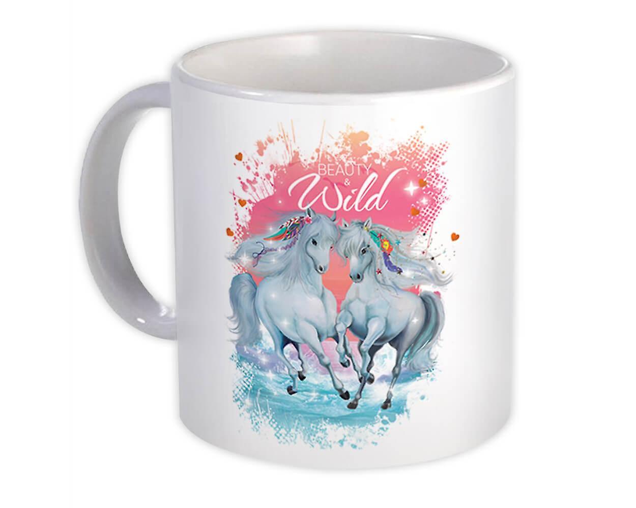 كوب هدية: لمحبي الخيول يركضون