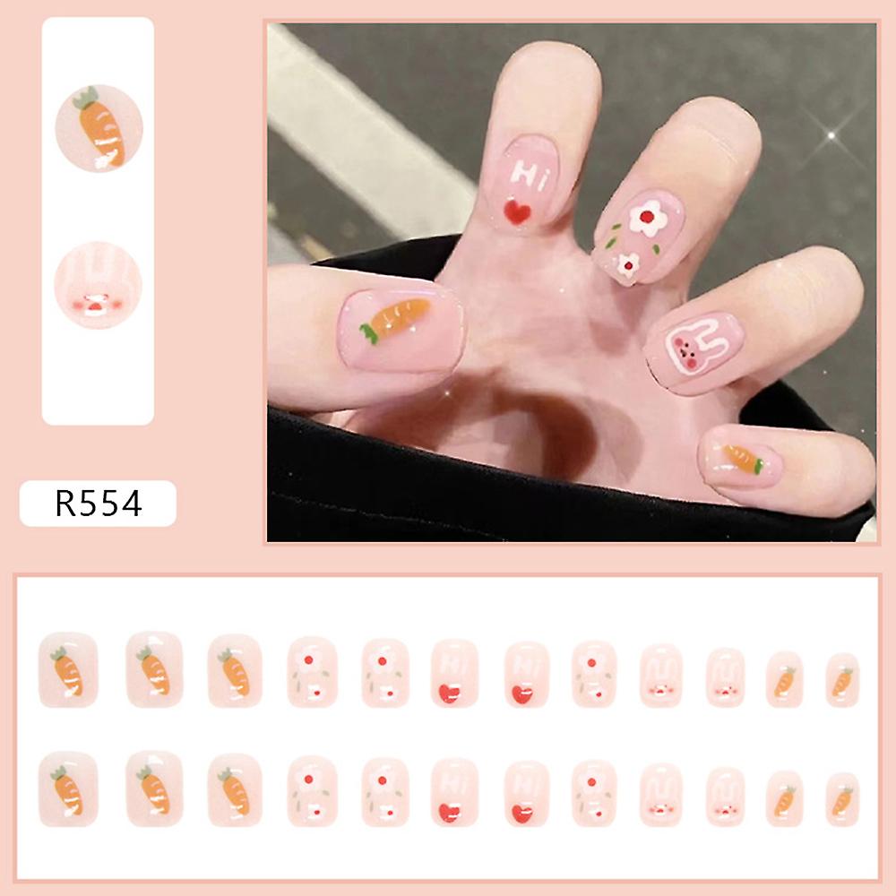 False Nails With Glue Diy Manicure