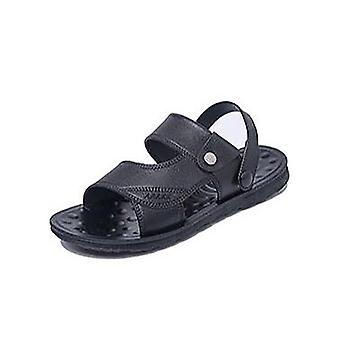 Flat Sandals Men's Loafer Extremely Comfy Anti-slip Beach Shoes For Traveling Pool Swimming