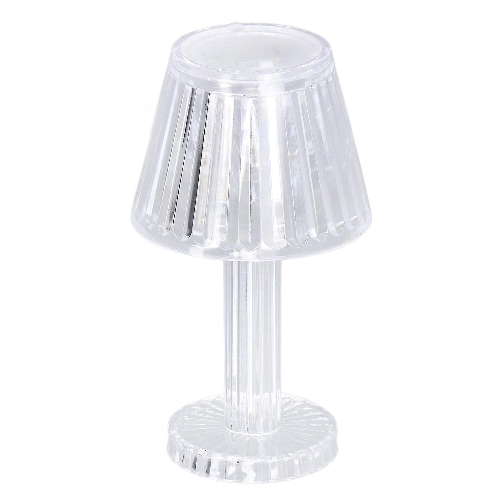 Crystal Diamond Table Lamp Strong Light Transmission Transparency Mini Crystal Table Lamp Waterproof Bedroom Bedside Lamp
