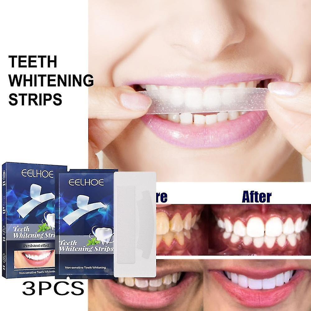 1pc ålesko blegning tænder patch pleje tænder patch fjernelse pletter blegning tænder lysere tandsten tandpletter
