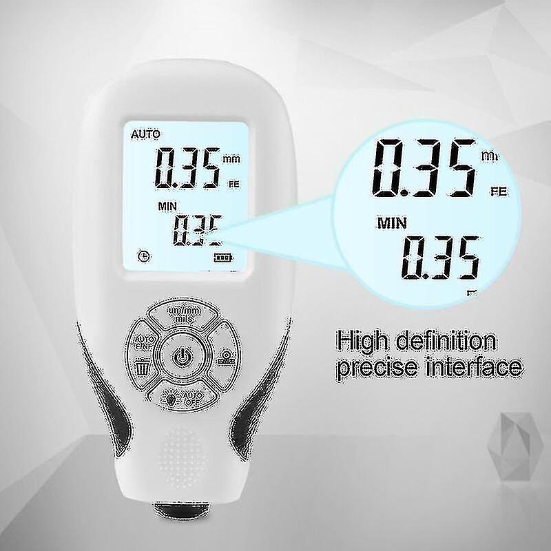 Paint Thickness Tester Pen - IP6X Waterproof, Magnetic Tip, Battery-Free For Car Body Damage Detection