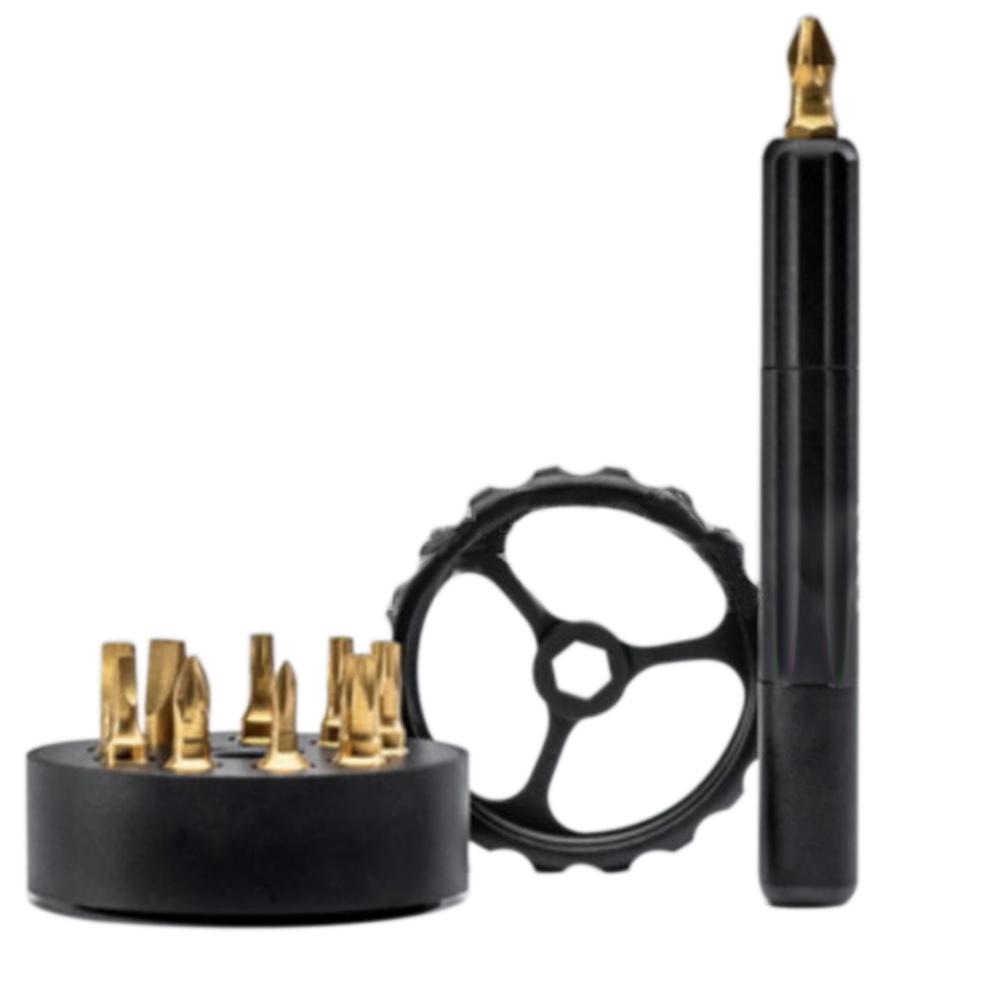Spinner Drive Multi-Purpose Screwdriver Multi-function Rotating Screwdriver Set Aluminum New