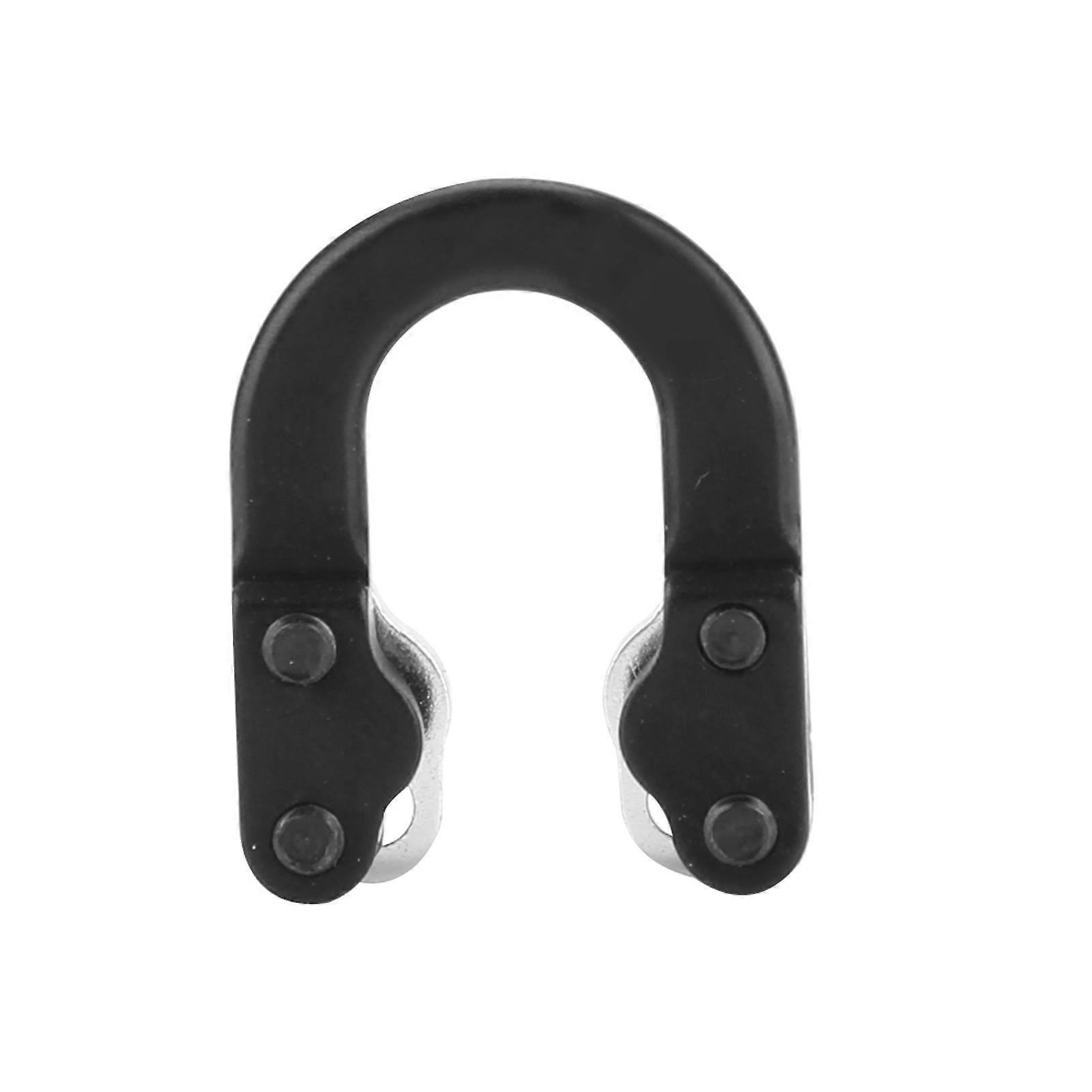 Ultimate Metal Hunting Buckle with D-Ring, Bow and Arrow Archery Parts (Black)