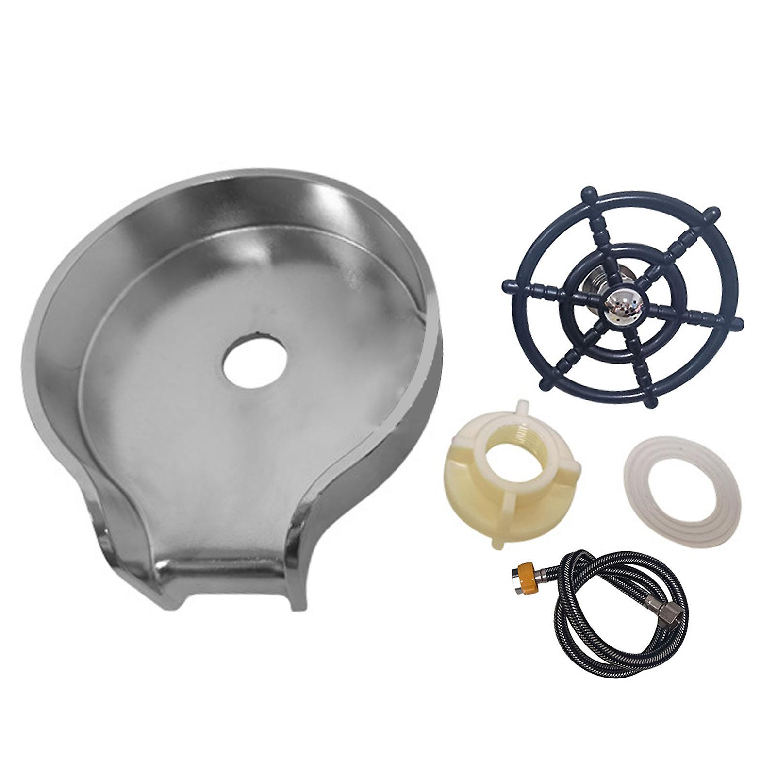 Silver Stainless Steel Automatic Cup Washer for Kitchen Sinks