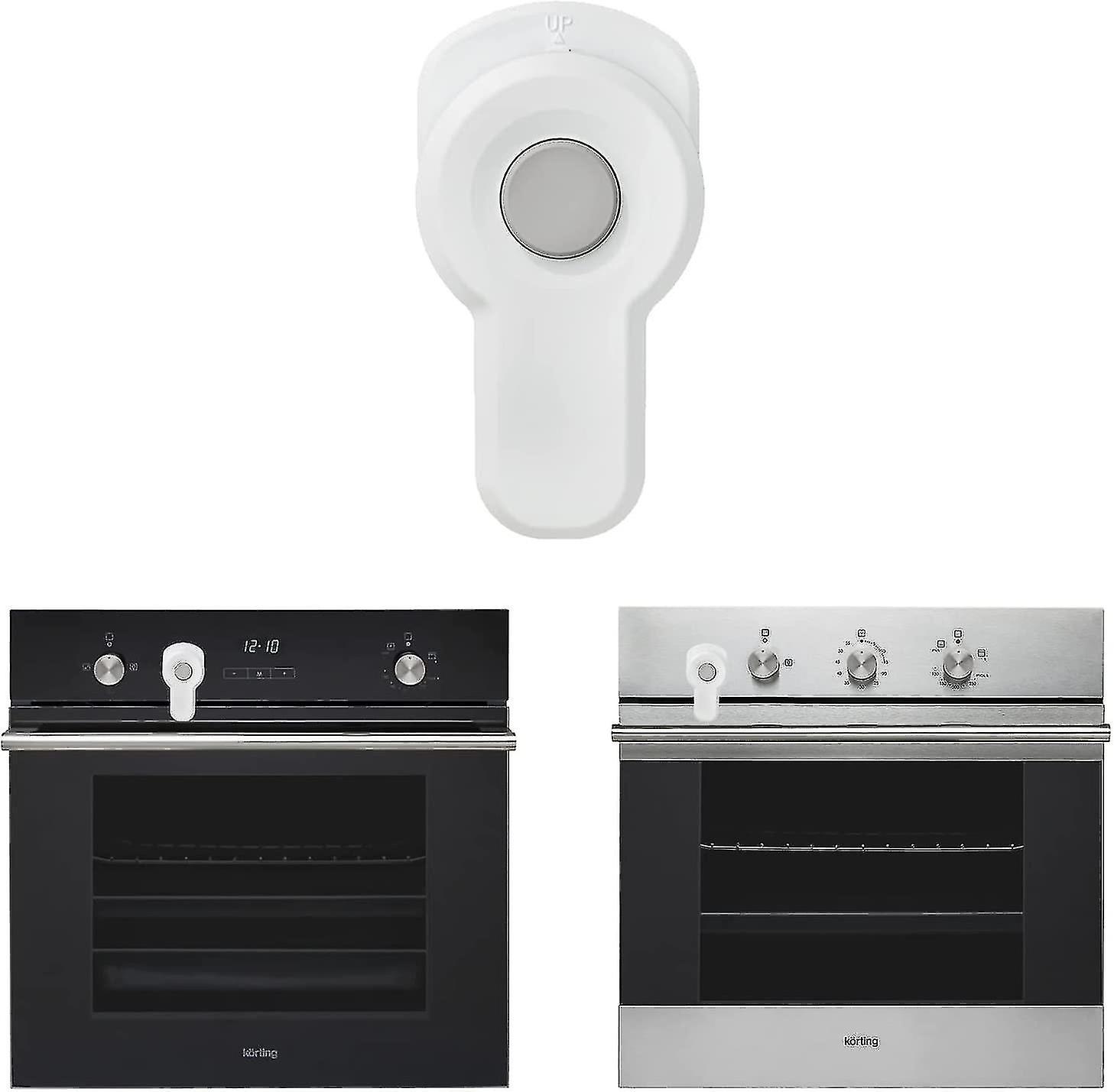 Verrou Sécurité Four Enfant - Adhésif 3M Résistant Chaleur - Protection Cuisine - Double Bouton