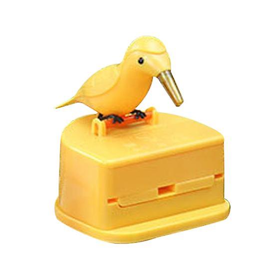 Talos Smart Press Type Bird Shape Toothpick Holder Box Dispenser Dinning Table Gadget