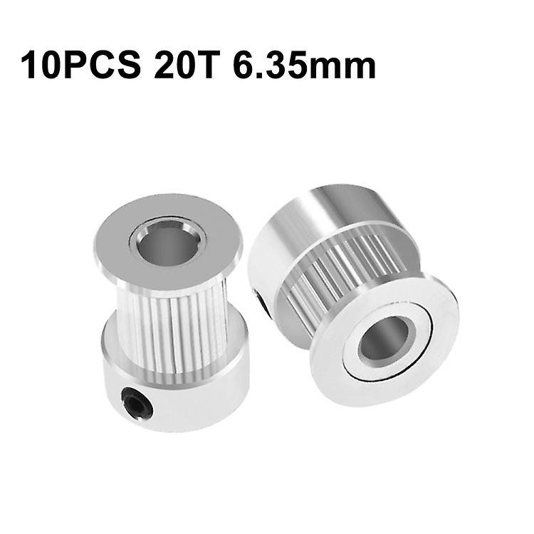 10 PCS GT2 3D Printer Synchronous Wheel Transmission Leather Pulley, Specification: 16 Tooth 6mm