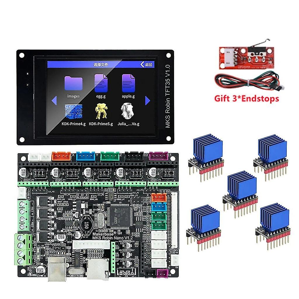 Makerbase Mks Robin Nanov1.2 32bit Control Board Wifi 3d Printer Tft35 Screen