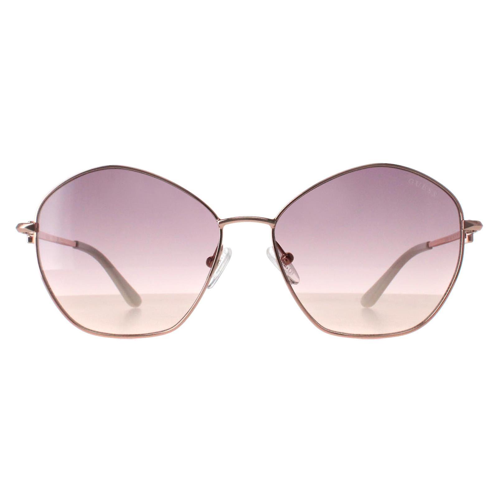 Guess Sunglasses GU7907 28Z Shiny Rose Gold Rose Gradient