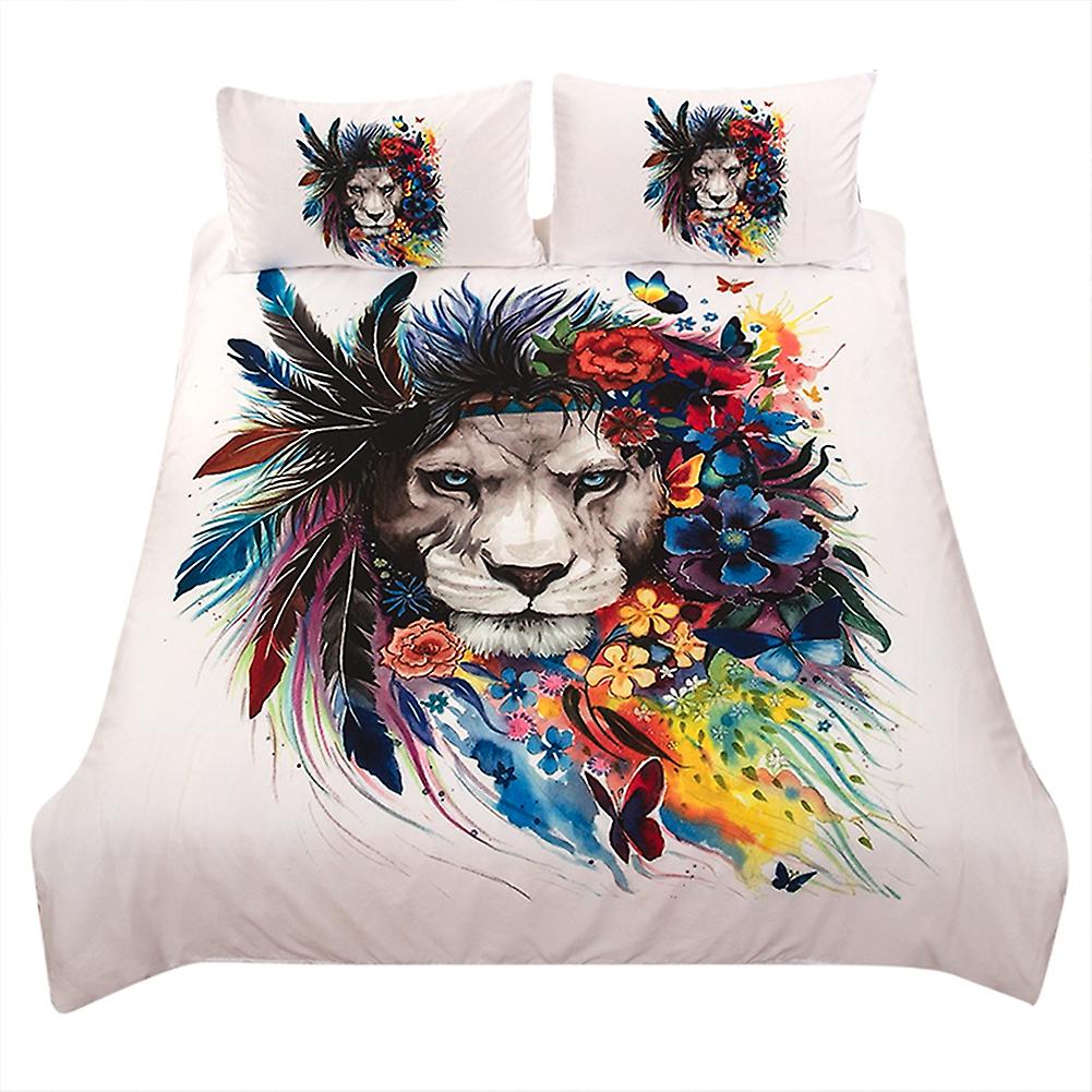 Polyester Breathable Comfortable Bedding Set Duvet Cover Set Pillowcase (AU Single)