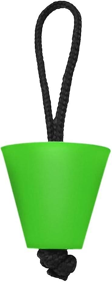 8 Pieces Kayak Scupper Plug Kit Silicone Scupper Plugs Drainage Holes Plug with Lanyard (Green)