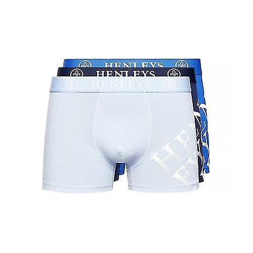 Henleys Mens Tringles Boxer Shorts (Pack of 3)