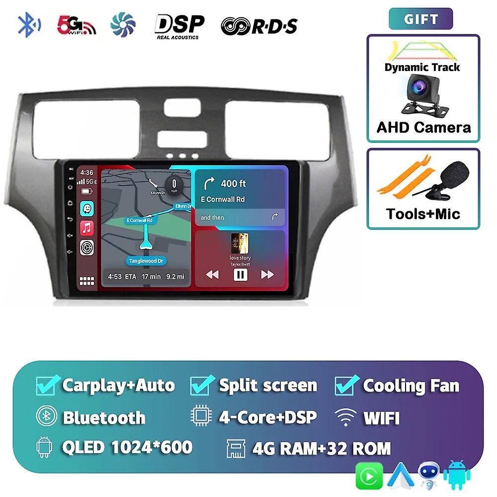 Android 13 Carplay Auto Car Radio For Lexus Es300 Es330 Xv30 Es250 2001 2002 2003 2004 2005 2006 Multimedia Player Stereo 4g Dsp