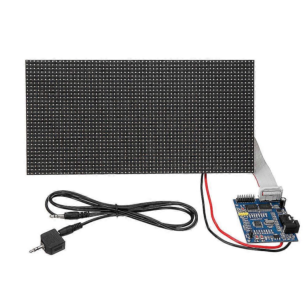 32X64 Assembled Colorful Music Spectrum Led Light Display Dot Matrix Board