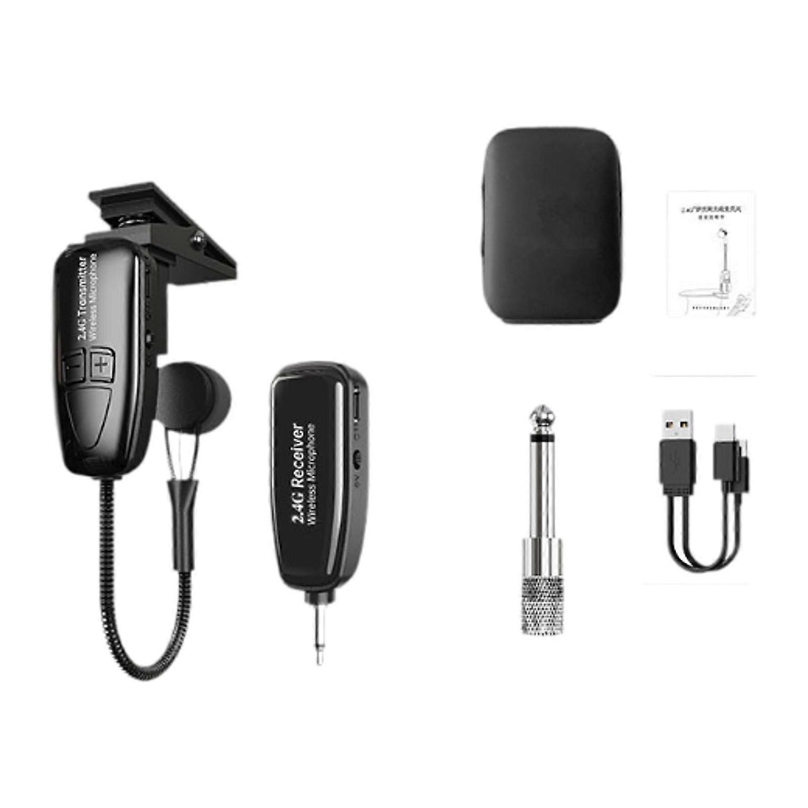 Instrument Microphone with Clamp for Concerts Wind Instruments Band Exercise