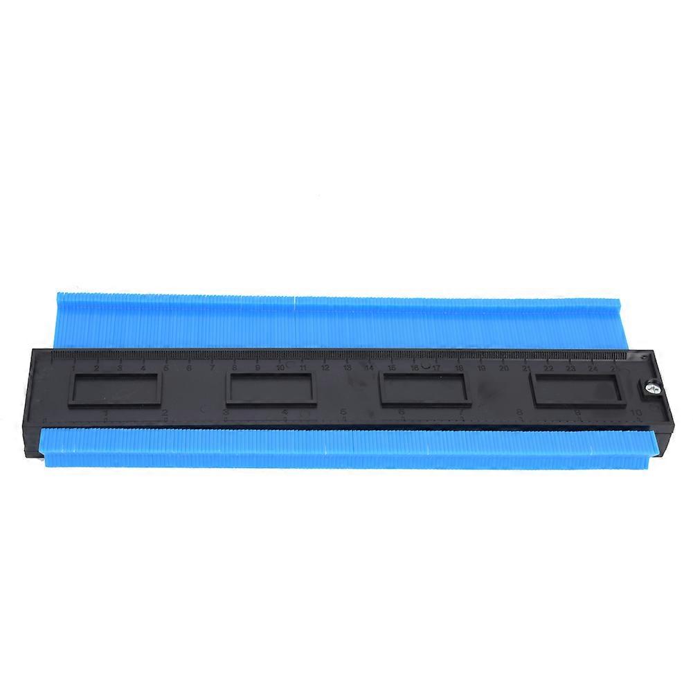 Contour Gauge ABS Plastic Multifunctional Irregular Ruler Woodwooking Measuring ToolBlue NO.4950