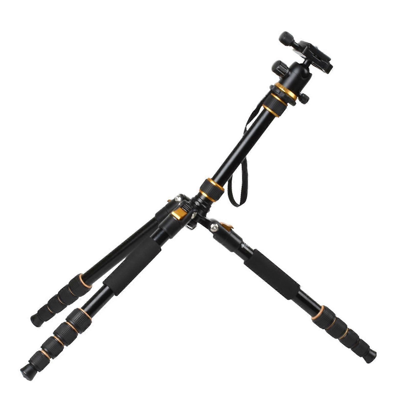 Camera Tripod with Phone Mount for Photo Taking Photographing Digital Camera Gold