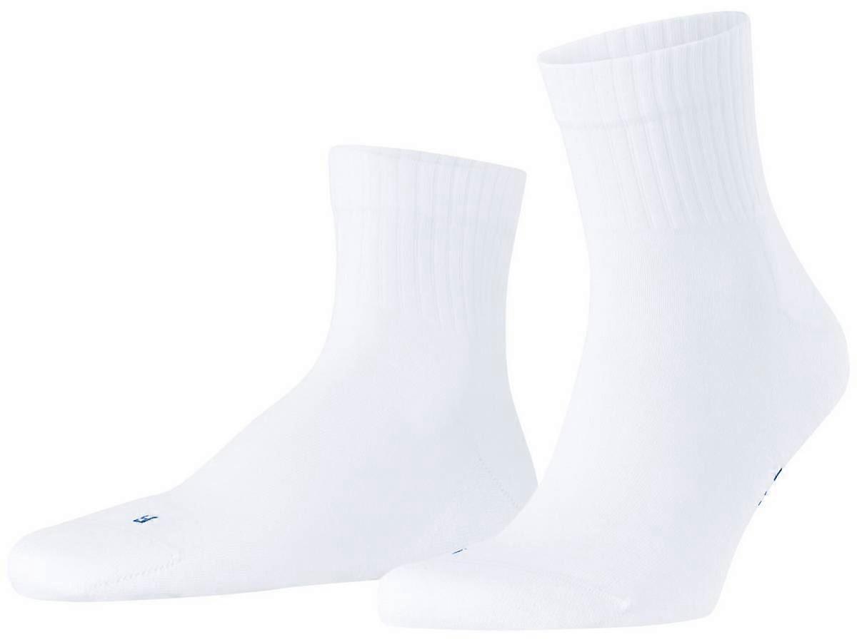 Falke Run Rib Short Socks - White