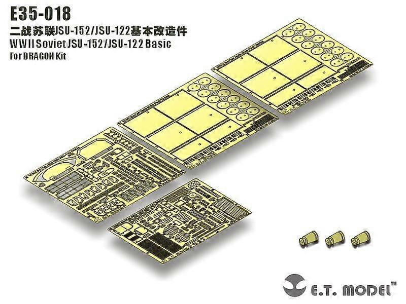 Et Model E35-018 Wwii Soviet Jsu-152/jsu-122 Basic For Dragon Kit