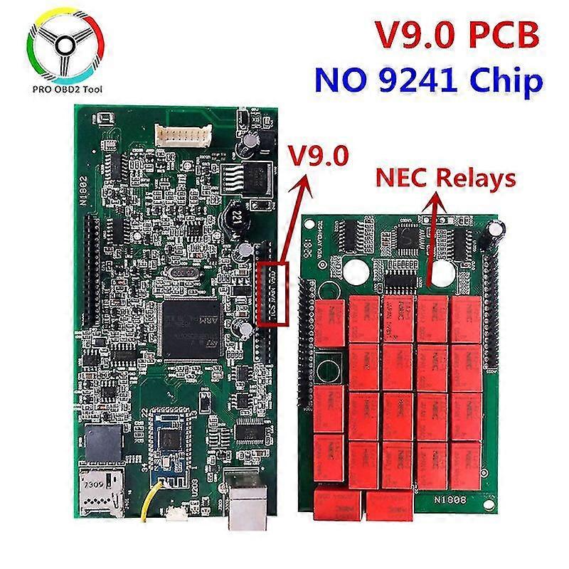 5Pcs tcs multidiag 2021.11 keygen software v3.0 double green pcb v9.0 obdii code reader truck diagnostic tool multidiag pro