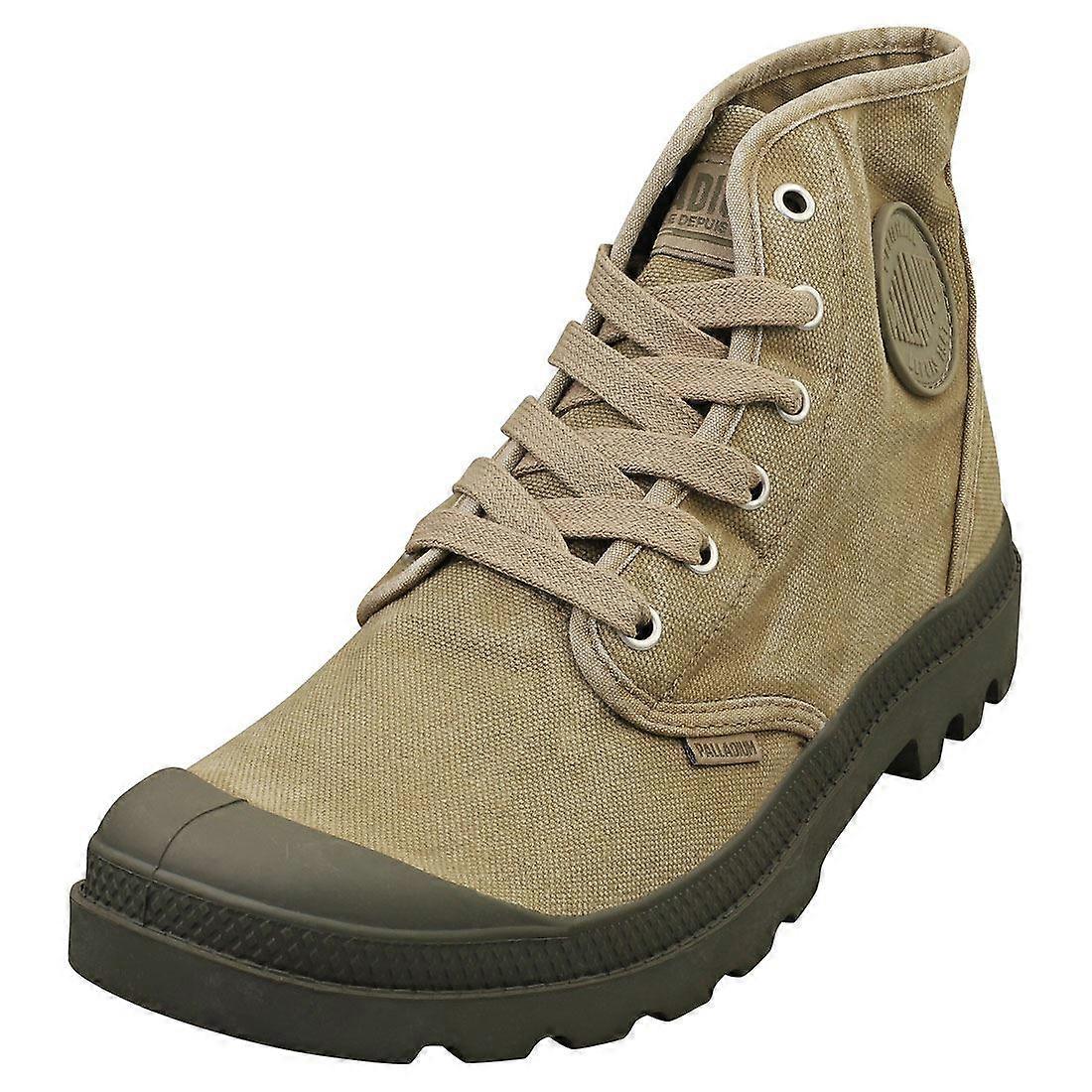 Palladium Pampa Hi 暗绿色男士休闲靴