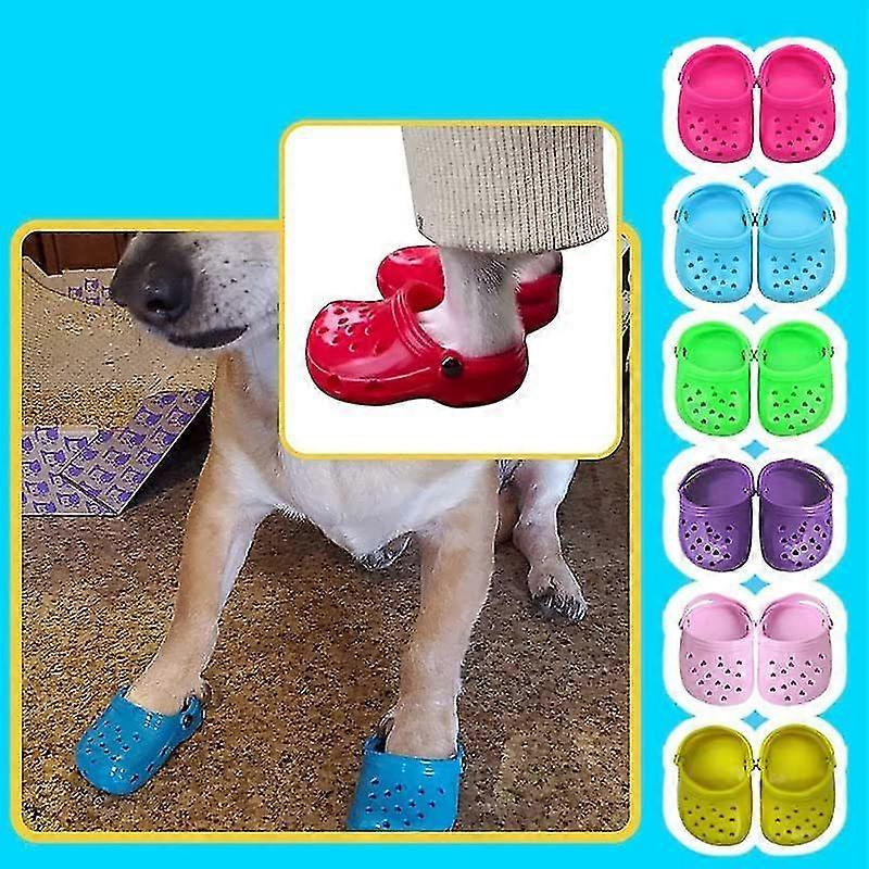 Service Dog Shoes Crocs For Dogs To Wear 2Pairs Small Dog Crocs