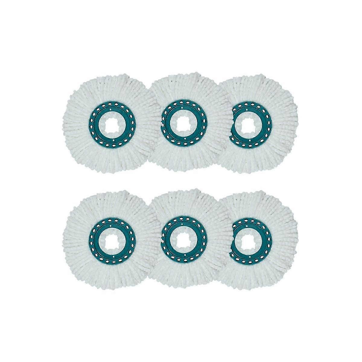 Mop Replacement For Clean Twist Disc Mop Systemes Replacement Microfibre, Suitable For All Floor Ty